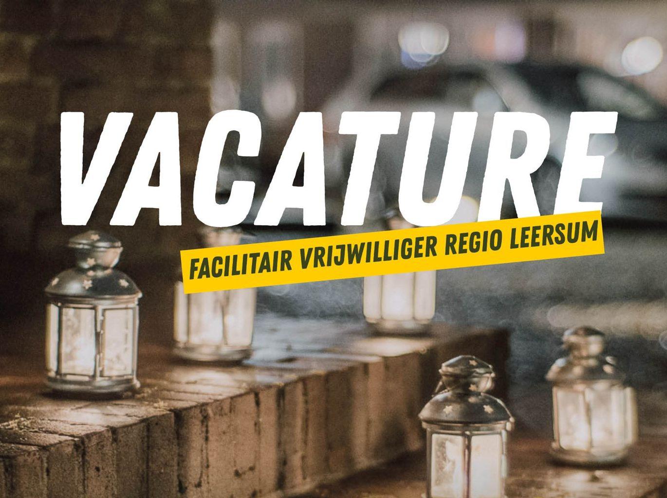 VACATURE: Facilitair vrijwilliger